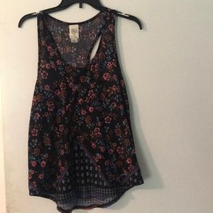 Floral tank top